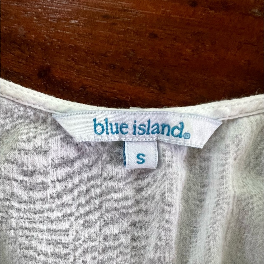 Blue Island Swim Cover Up Size S - Picture 3 of 3
